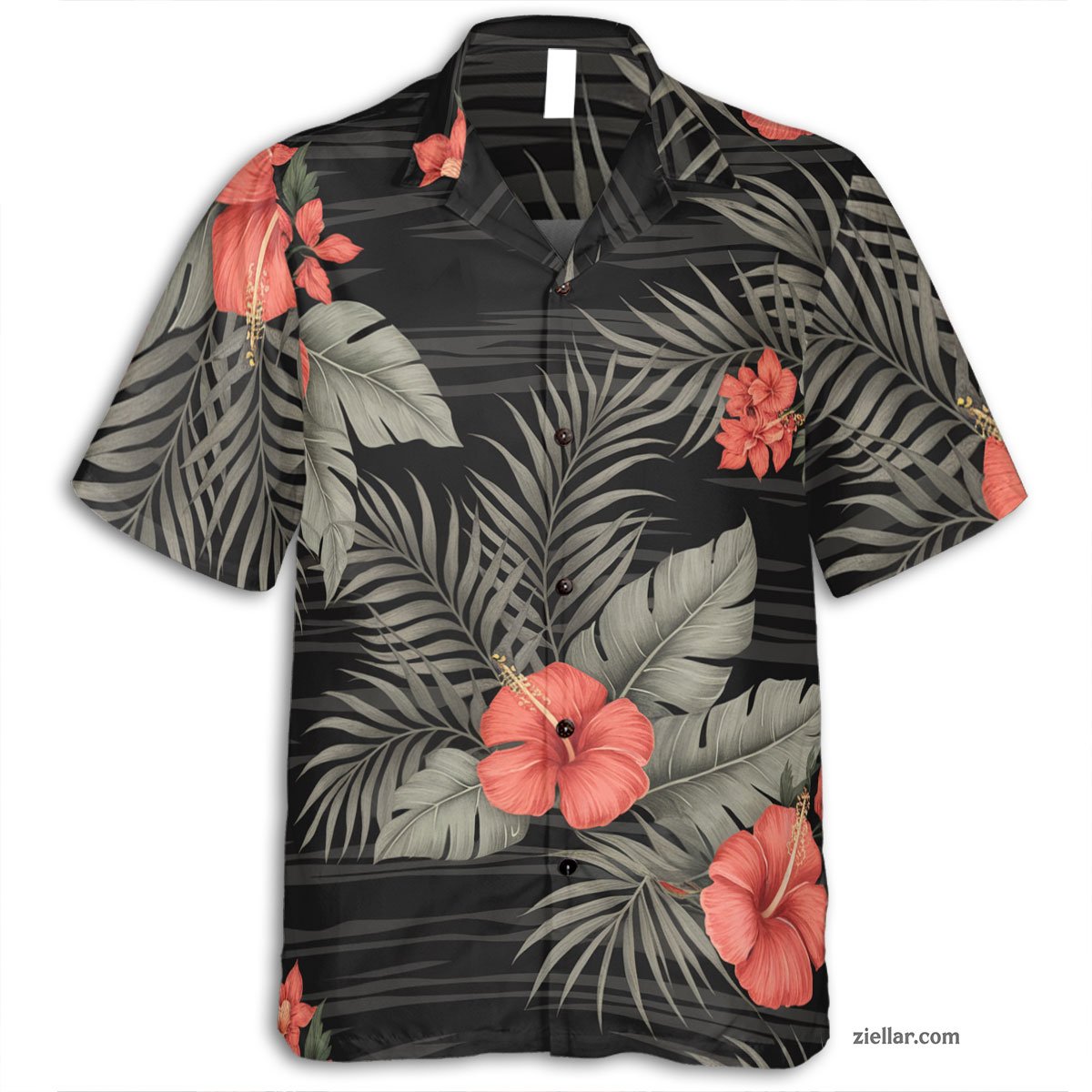 Tropical Jungle Hibiscus Flower Seamless Pattern Hawaiian Shirts Men Women – Perfect for Summer Vacations