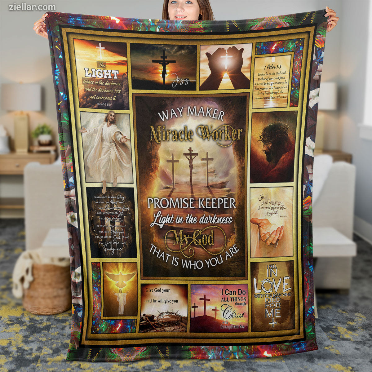 To My Daughter Quilt Blanket, Fleece Blanket Gift with Purple Butterfly and Love Poem, Personalized