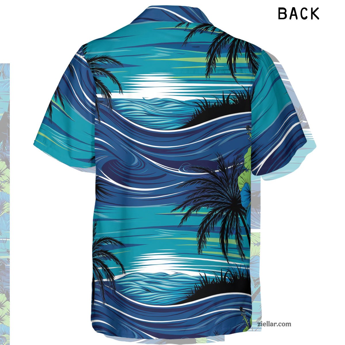 Sunset Beach Scene Hawaiian Shirts for Men Women Vacation Outfit 2025 – Tropical Print for Every Occasion
