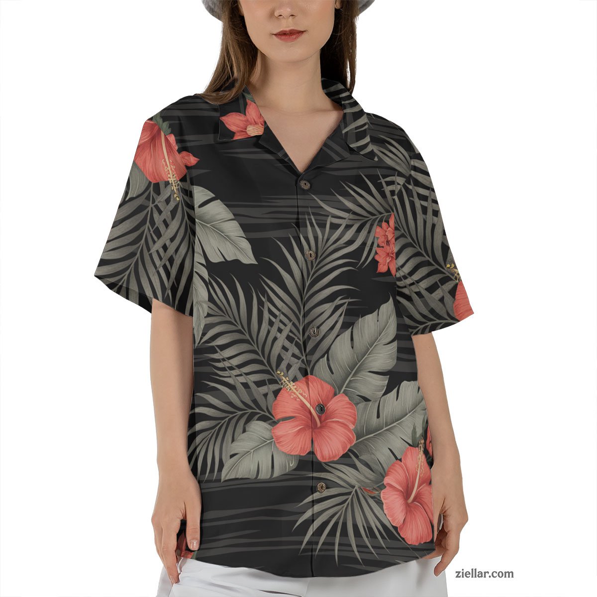 Tropical Jungle Hibiscus Flower Seamless Pattern Hawaiian Shirts Men Women – Perfect for Summer Vacations