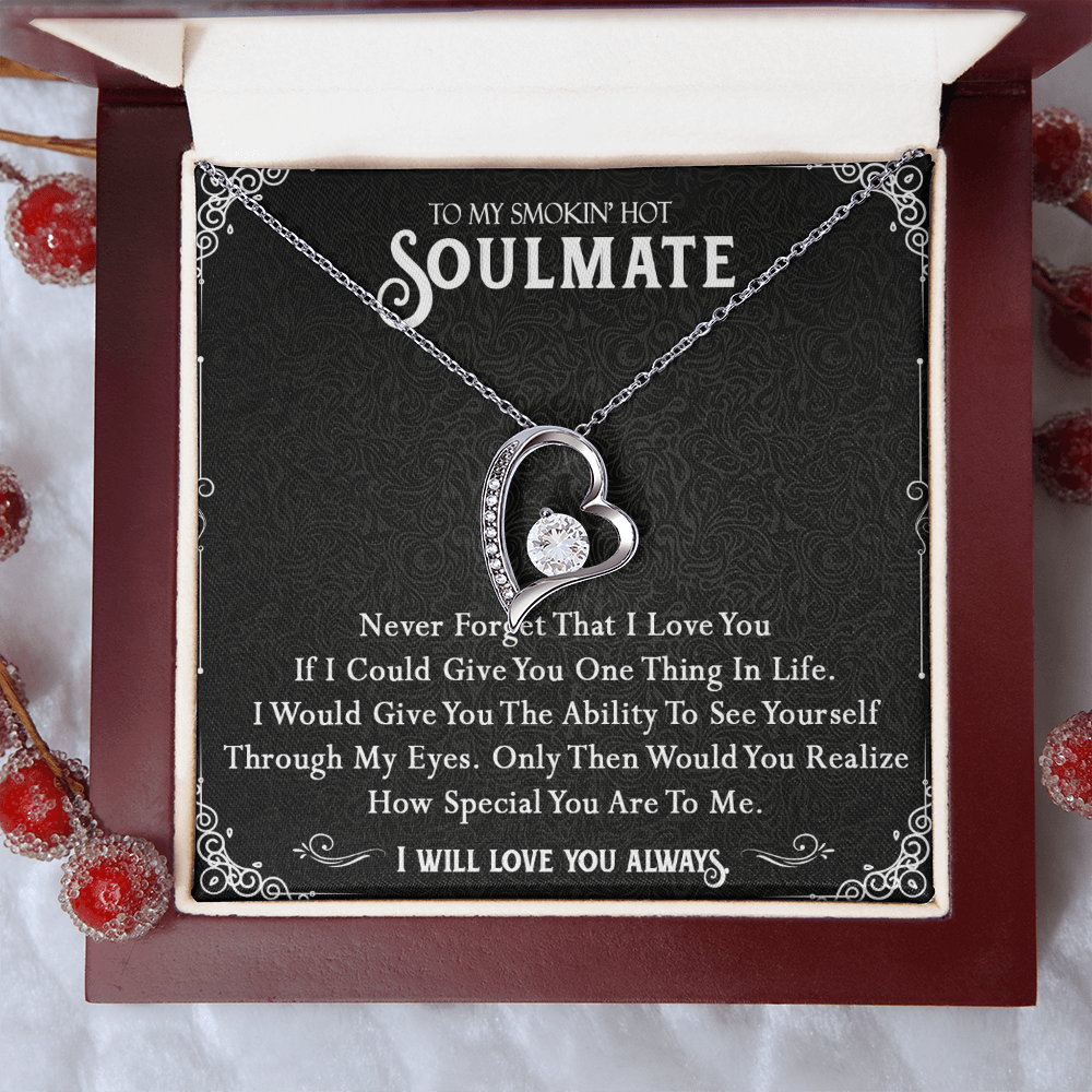 365C To My Smokin Hot Soulmate Necklace, Valentines Day Gift For Girlfriend Wife