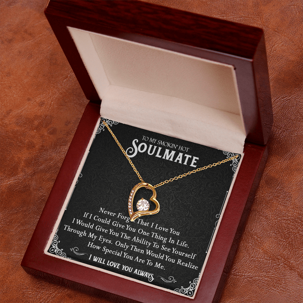 365C To My Smokin Hot Soulmate Necklace, Valentines Day Gift For Girlfriend Wife