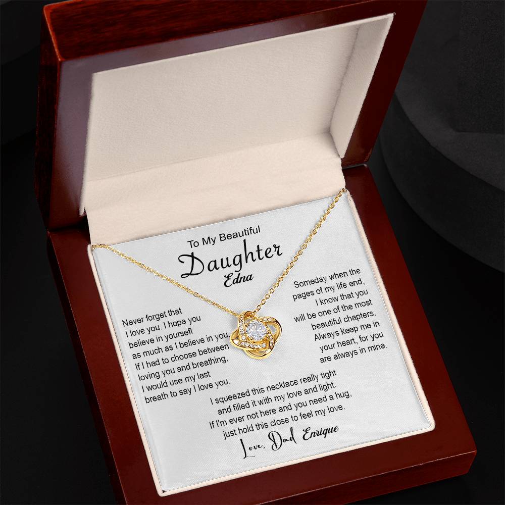 To my daughter Edna With love, Dad Enrique