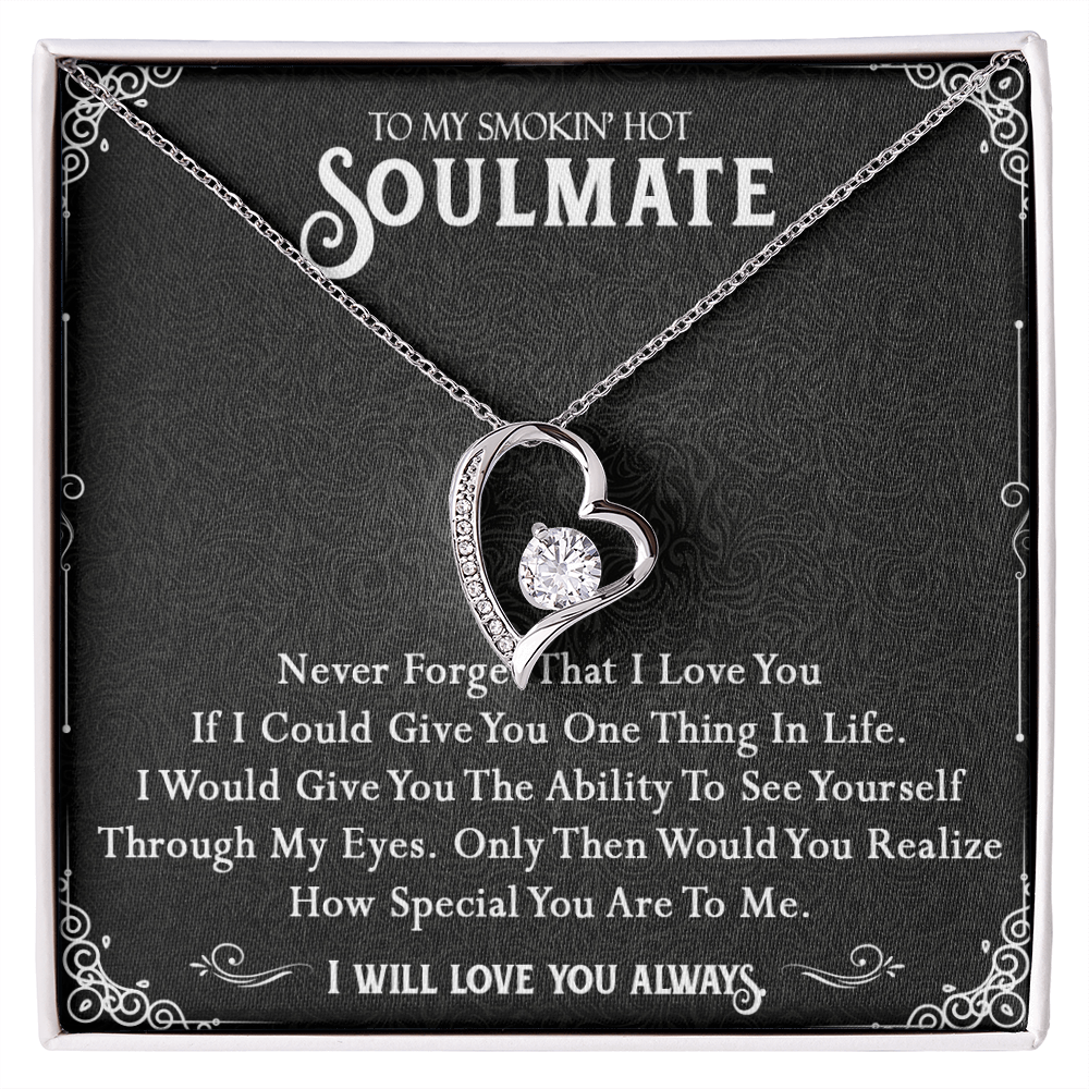 365C To My Smokin Hot Soulmate Necklace, Valentines Day Gift For Girlfriend Wife
