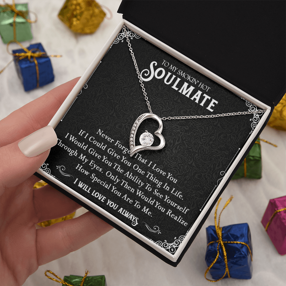 365C To My Smokin Hot Soulmate Necklace, Valentines Day Gift For Girlfriend Wife
