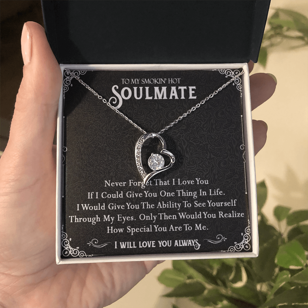 365C To My Smokin Hot Soulmate Necklace, Valentines Day Gift For Girlfriend Wife