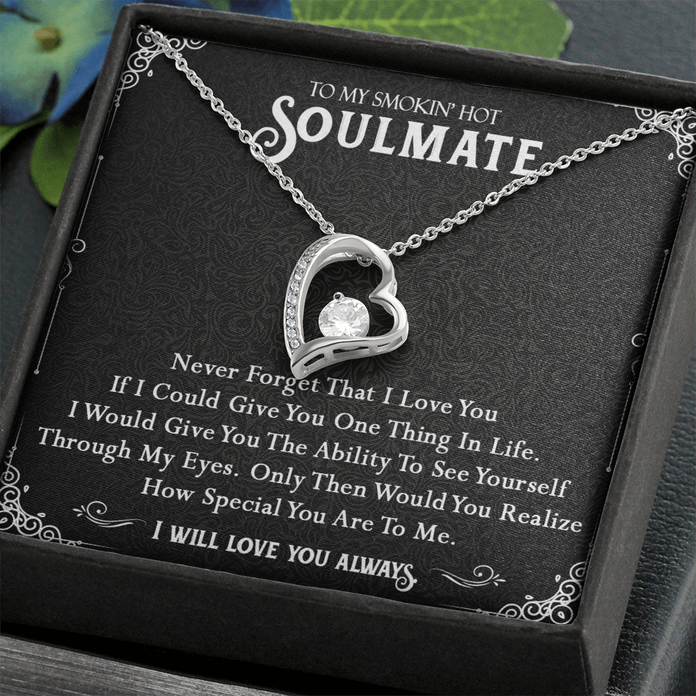 365C To My Smokin Hot Soulmate Necklace, Valentines Day Gift For Girlfriend Wife