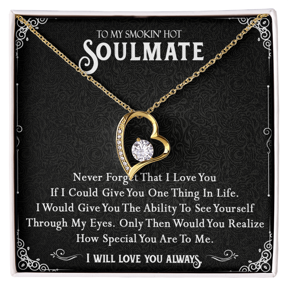 365C To My Smokin Hot Soulmate Necklace, Valentines Day Gift For Girlfriend Wife