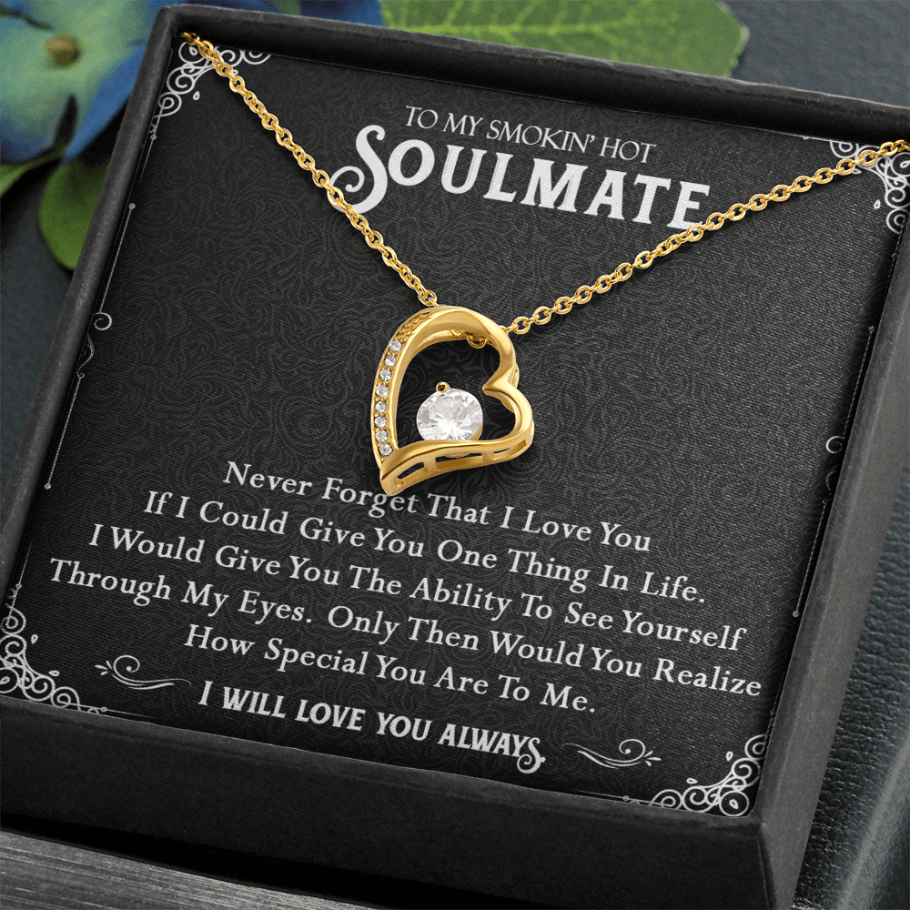 365C To My Smokin Hot Soulmate Necklace, Valentines Day Gift For Girlfriend Wife