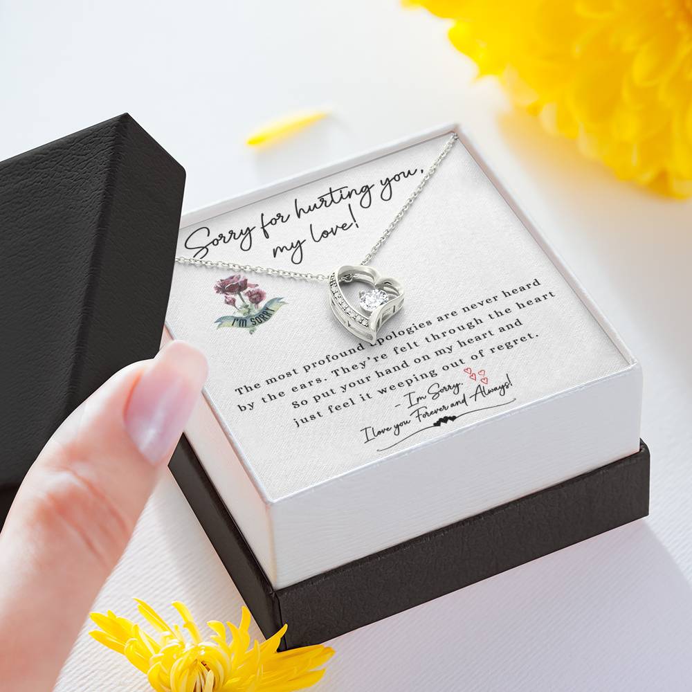 Forgiveness Necklace, I'm Sorry Gift For Her, Apology Gift For Her