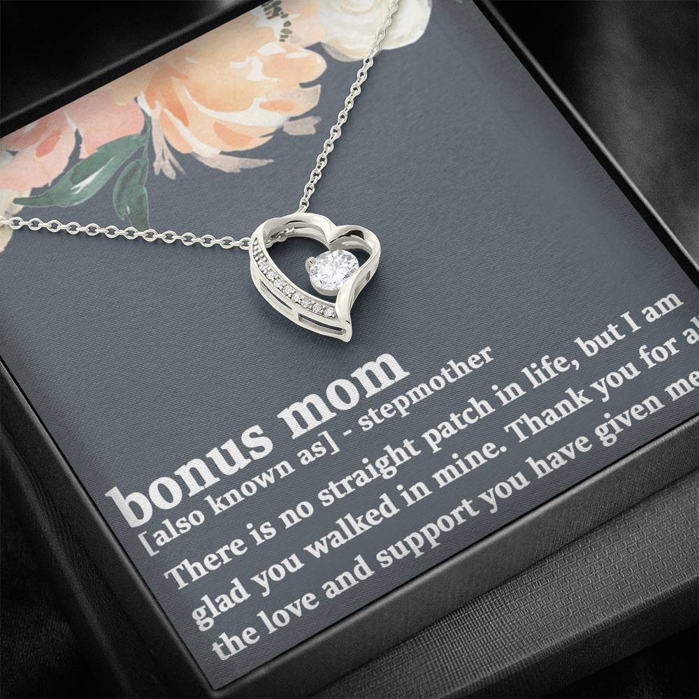 Stepmom Necklace, Bonus Mom Necklace, Unbiological Mom Gift, Stepmom Wedding Gif