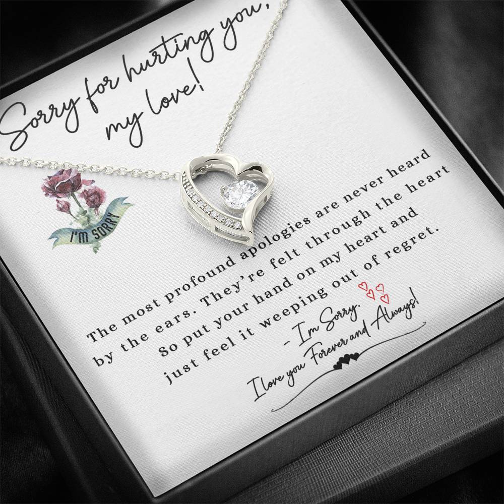 Forgiveness Necklace, I'm Sorry Gift For Her, Apology Gift For Her