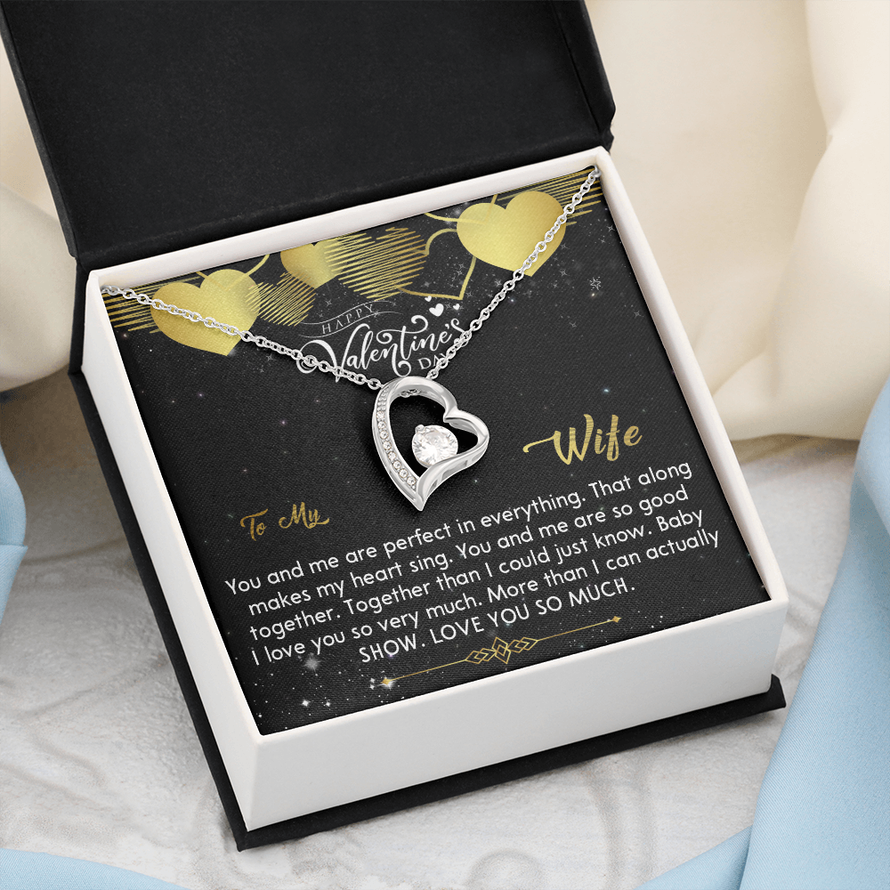 212C Necklace To my Wife, Wife Valentine Gift from Awesome Husband, Happy Valentine
