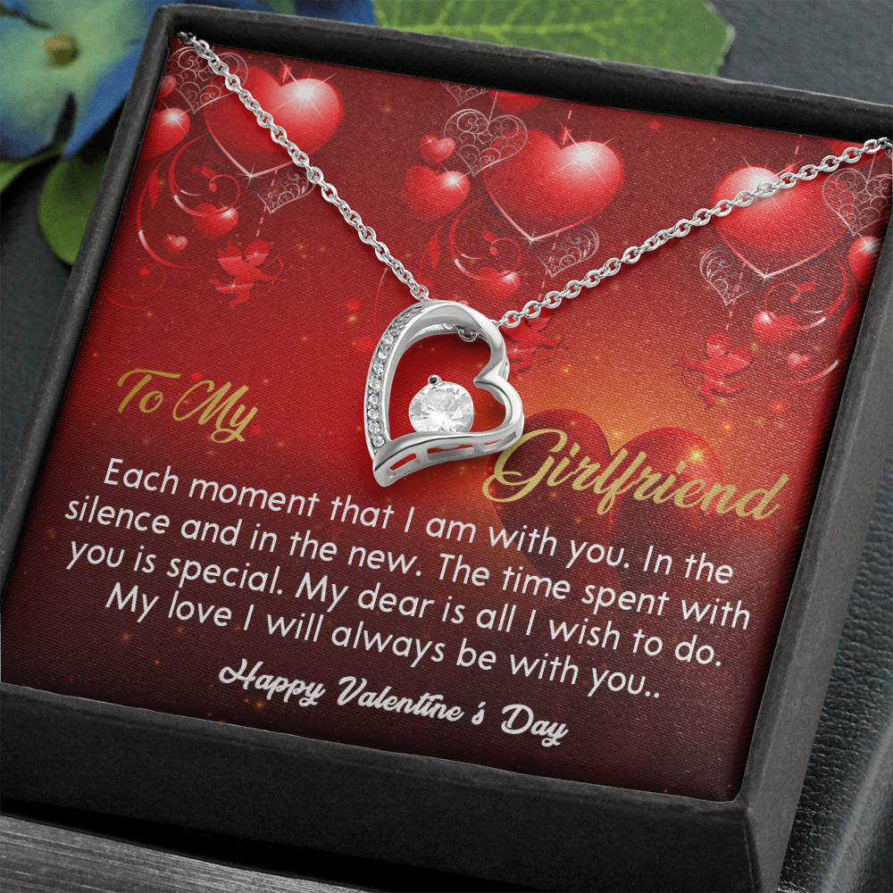 211C Necklace To my Girlfriend, Valentine Gift for Women, Happy Valentine's Day Gift