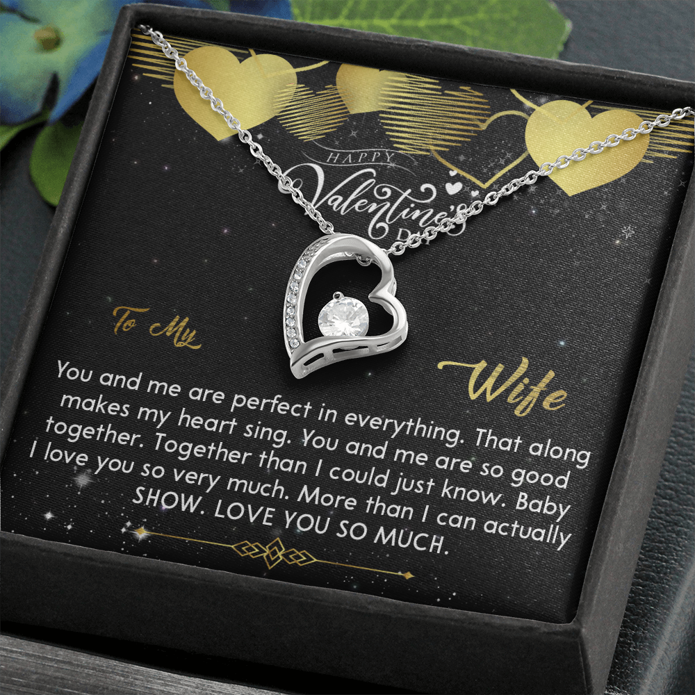 212C Necklace To my Wife, Wife Valentine Gift from Awesome Husband, Happy Valentine