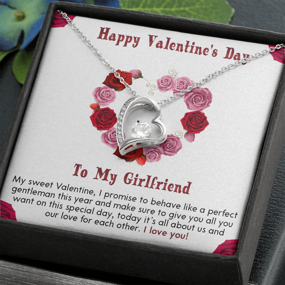 210C Necklace To my Girlfriend, I LOVE YOU Necklace, Happy Valentine's Day Gift