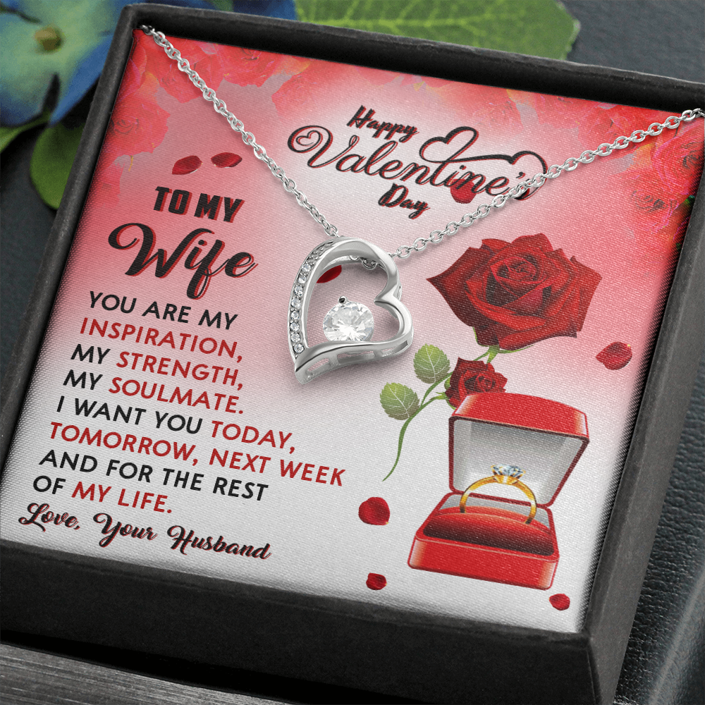 209C To my Wife Gift from Husband, I LOVE YOU Forever & Always, Valentine's Day Gift