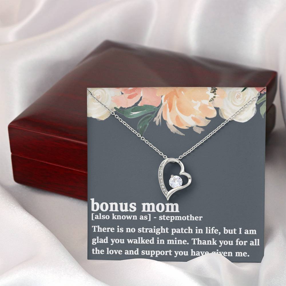 Stepmom Necklace, Bonus Mom Necklace, Unbiological Mom Gift, Stepmom Wedding Gif