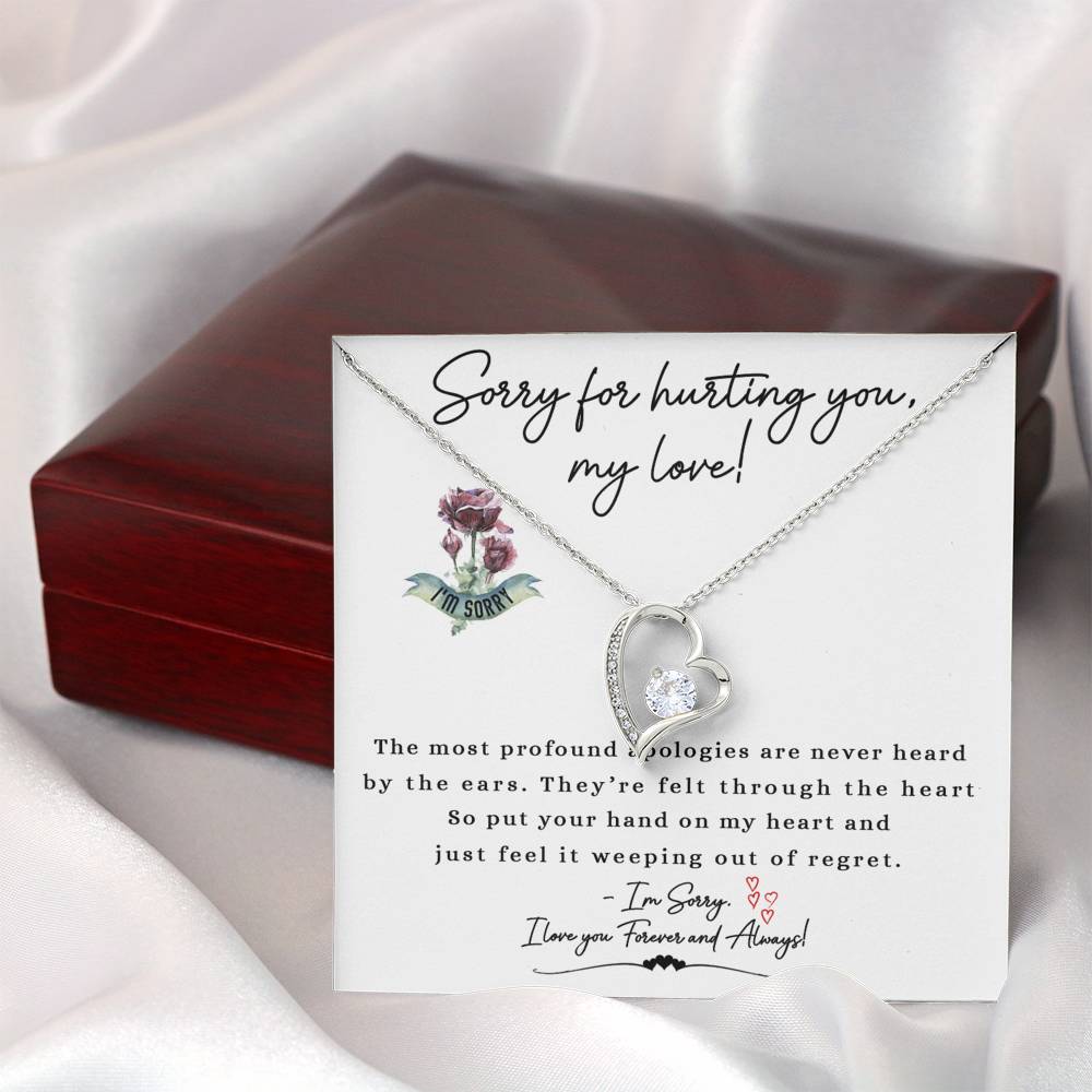 Forgiveness Necklace, I'm Sorry Gift For Her, Apology Gift For Her