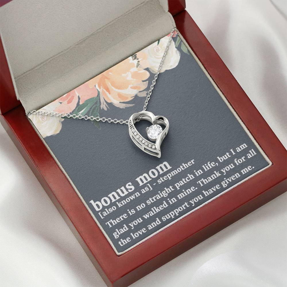 Stepmom Necklace, Bonus Mom Necklace, Unbiological Mom Gift, Stepmom Wedding Gif