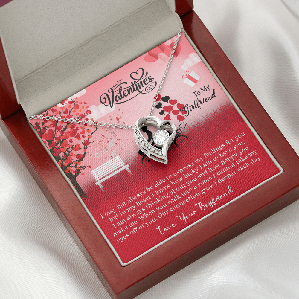 205C Necklace to my Wife, I LOVE YOU Couple Gift from Husband, Happy Valentine's Day