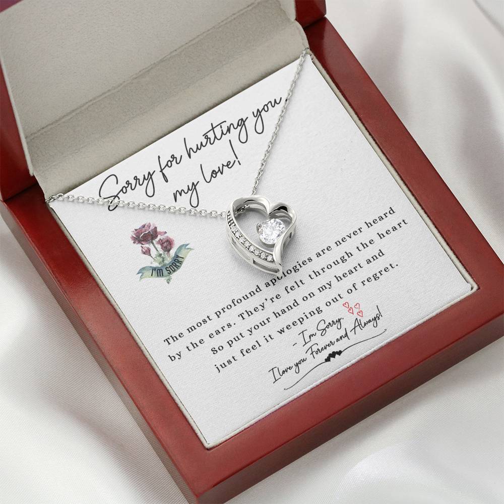 Forgiveness Necklace, I'm Sorry Gift For Her, Apology Gift For Her