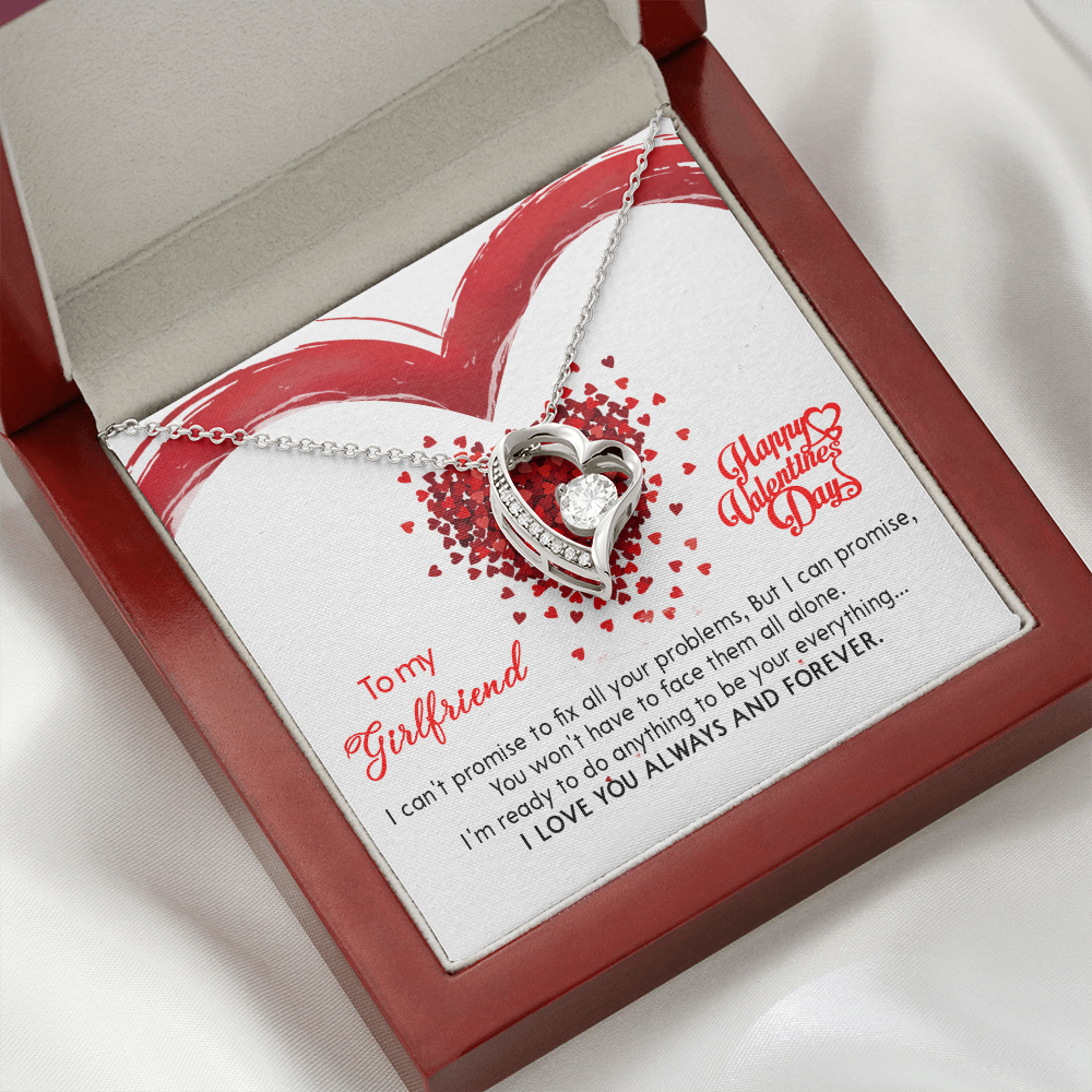 207C Valentine's Day Necklace Gift for Wife from Husband, I LOVE YOU Forever & Always