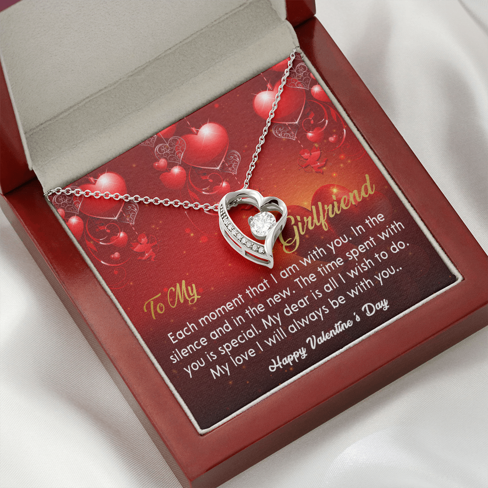 211C Necklace To my Girlfriend, Valentine Gift for Women, Happy Valentine's Day Gift