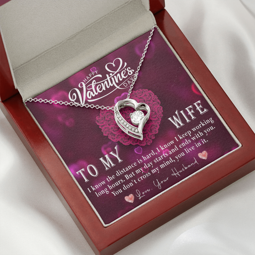 214C Love Necklace To my Wife, Necklace Love for Wife, from Husband, Valentine Gift