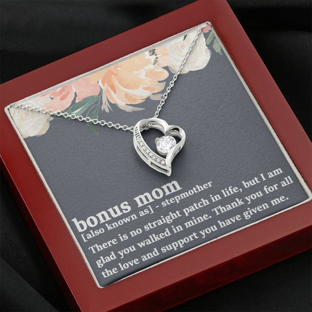 Stepmom Necklace, Bonus Mom Necklace, Unbiological Mom Gift, Stepmom Wedding Gif