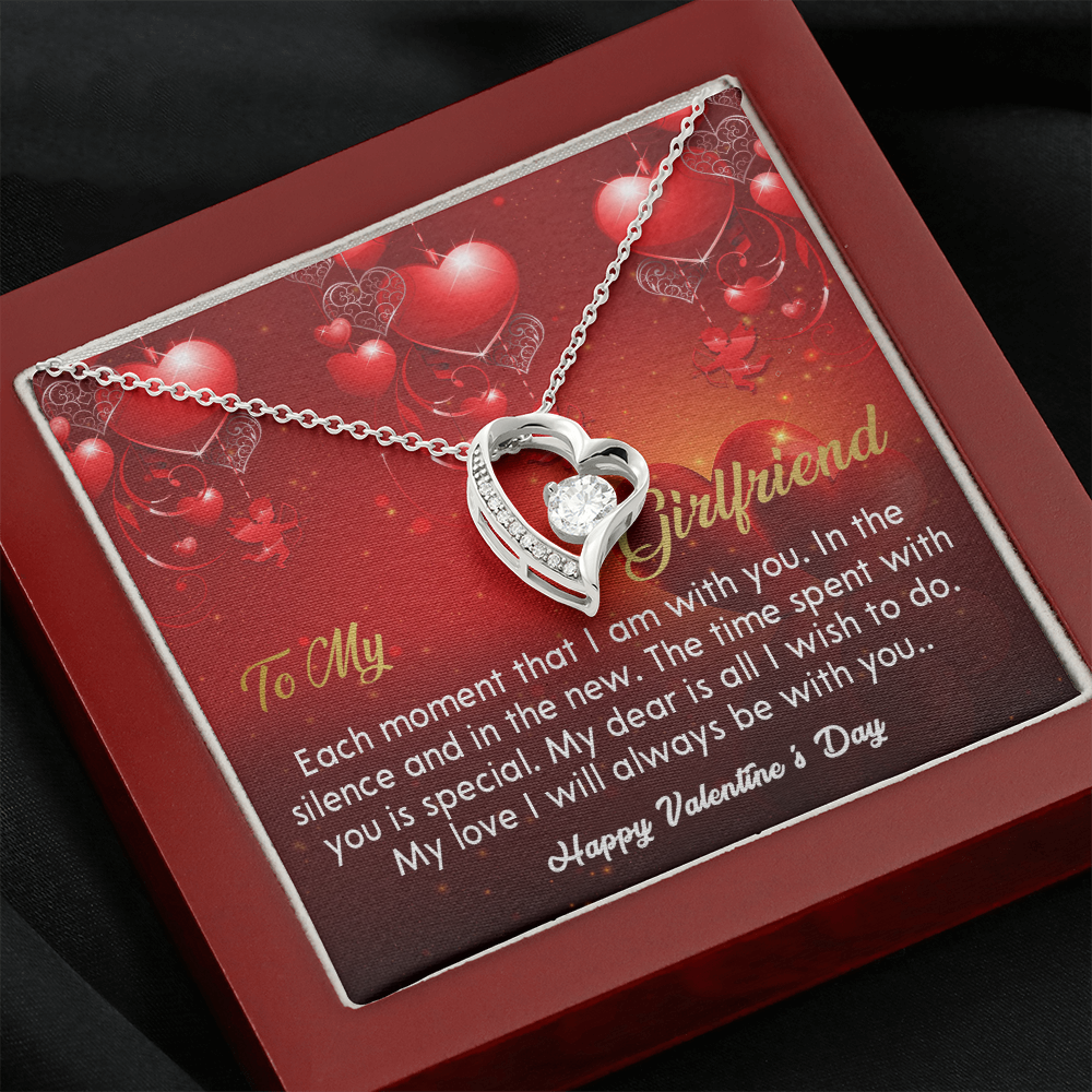 211C Necklace To my Girlfriend, Valentine Gift for Women, Happy Valentine's Day Gift