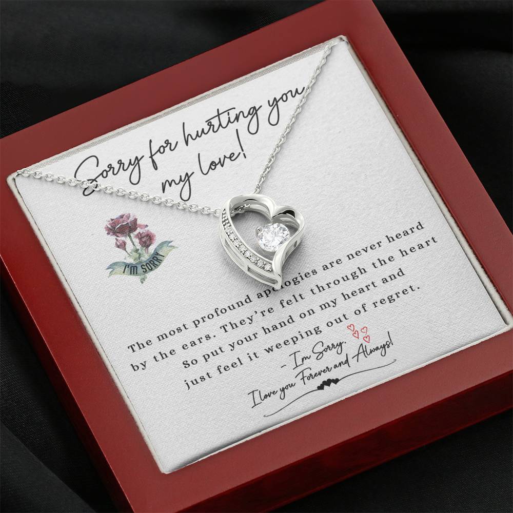 Forgiveness Necklace, I'm Sorry Gift For Her, Apology Gift For Her