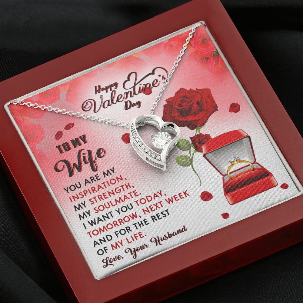 209C To my Wife Gift from Husband, I LOVE YOU Forever & Always, Valentine's Day Gift