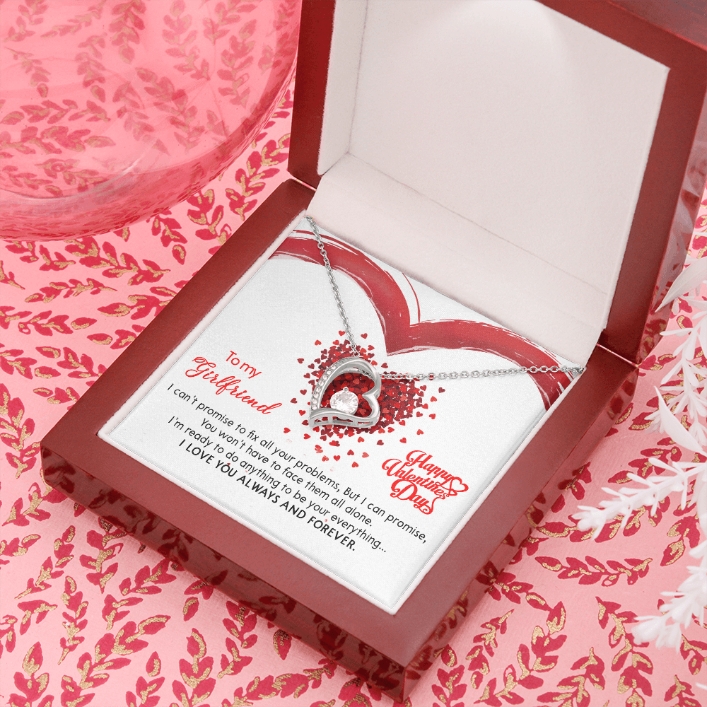 207C Valentine's Day Necklace Gift for Wife from Husband, I LOVE YOU Forever & Always