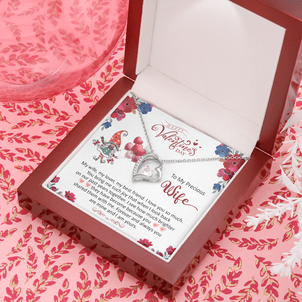 200C To my Precious Wife, Wife Necklace Valentine Gift, my Wife Necklace, I Love You