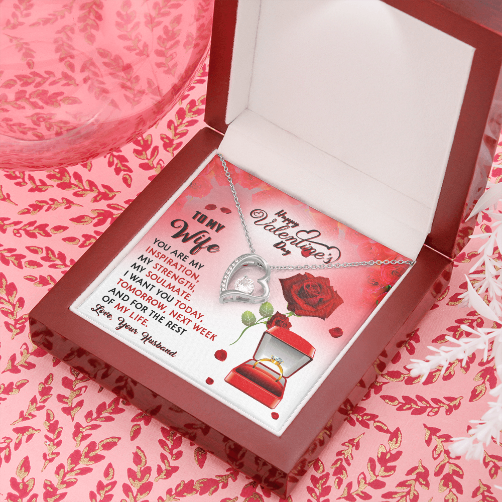 209C To my Wife Gift from Husband, I LOVE YOU Forever & Always, Valentine's Day Gift