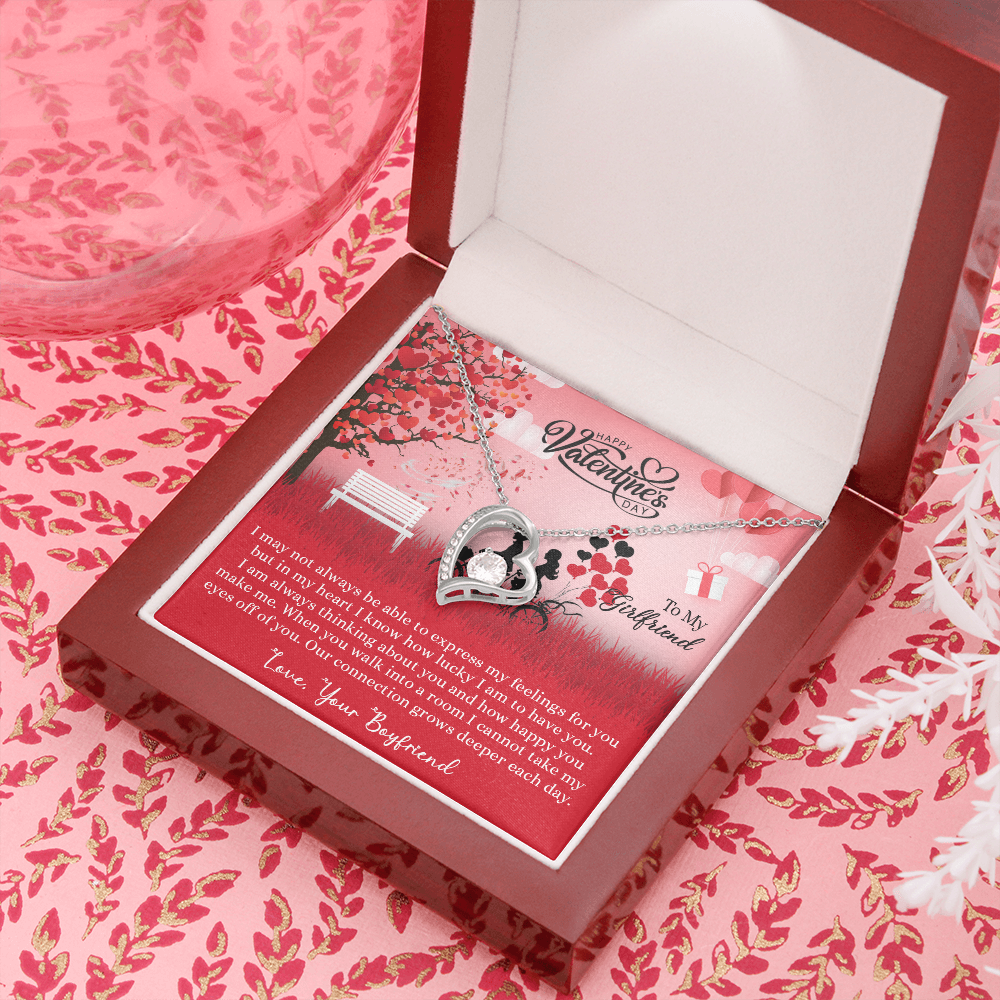 205C Necklace to my Wife, I LOVE YOU Couple Gift from Husband, Happy Valentine's Day