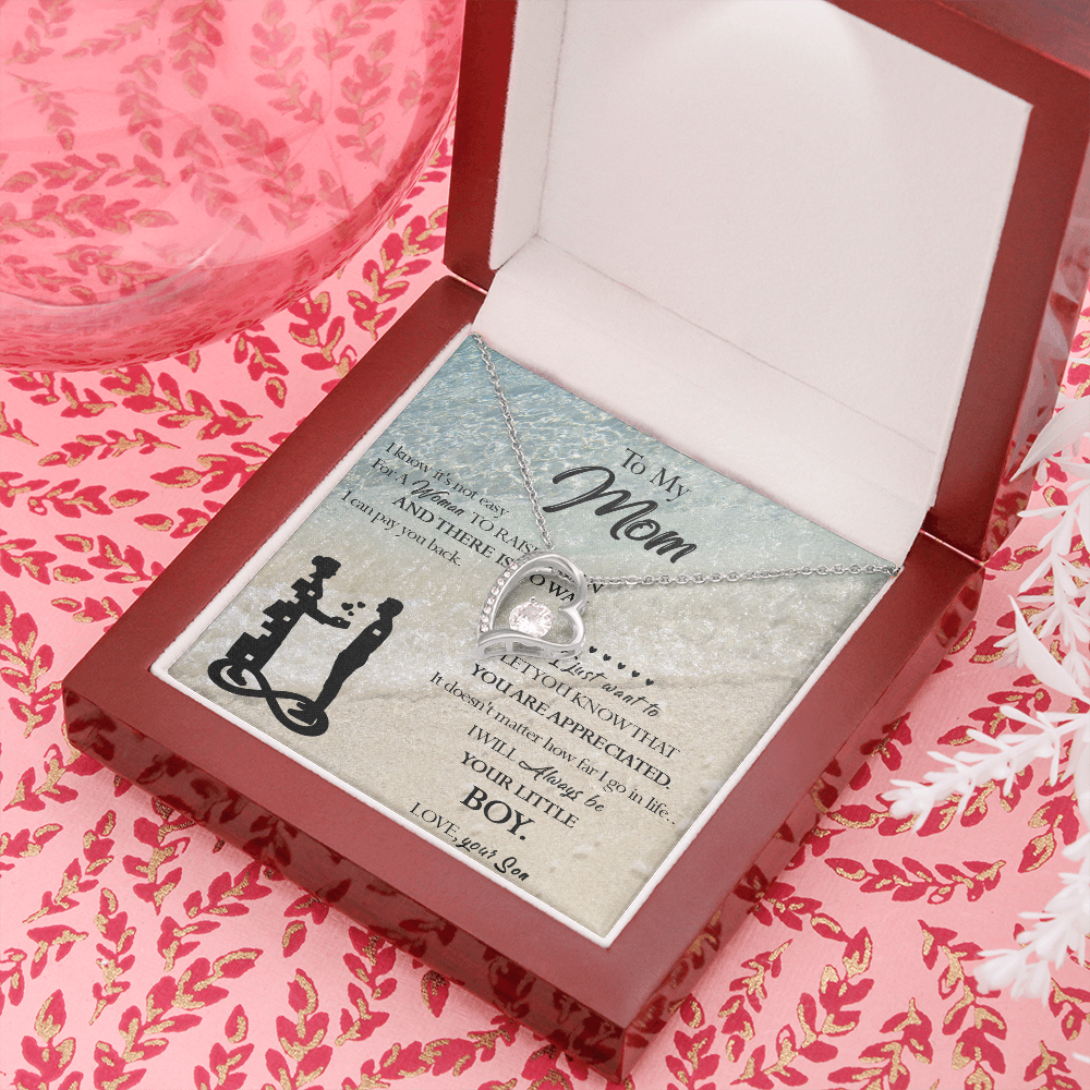 129C Necklace To My Mom, Gift for Mom from Son, Birthday Gift, Mother Necklace Gift