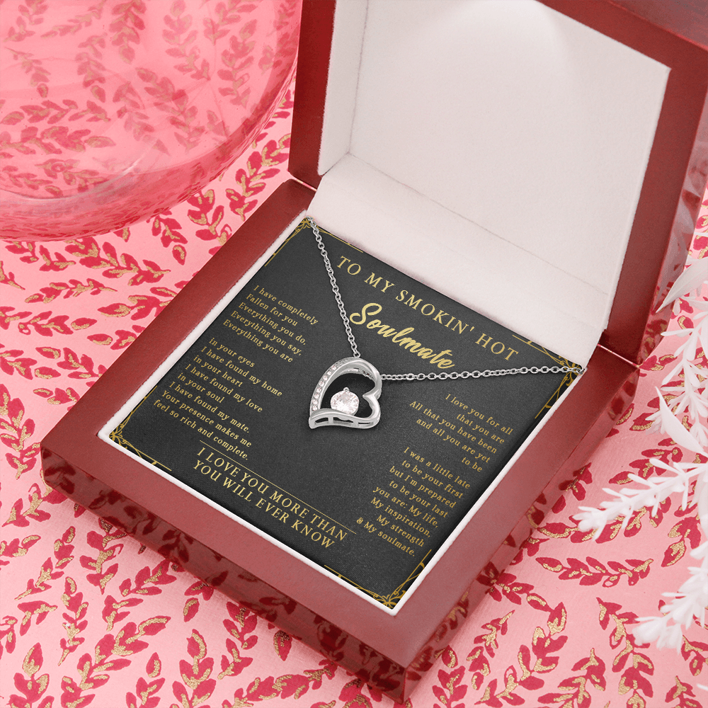 144C Necklace To My Smokin Hot Soulmate, Perfect Gift for Wife/Girlfriend, Birth Gift