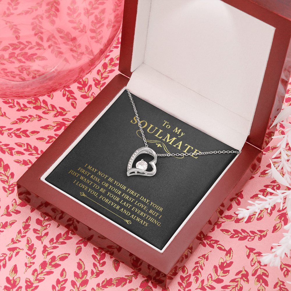 158C To My Soulmate Necklace, Gift for Her Necklace, I Love You Forever & Always