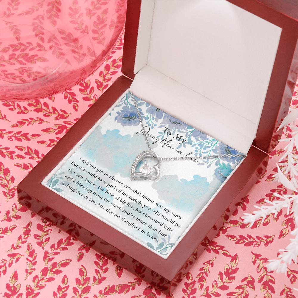 134C Necklace My Daughter In Law, Gift for Beautiful Daughter, My Daughter In Heart