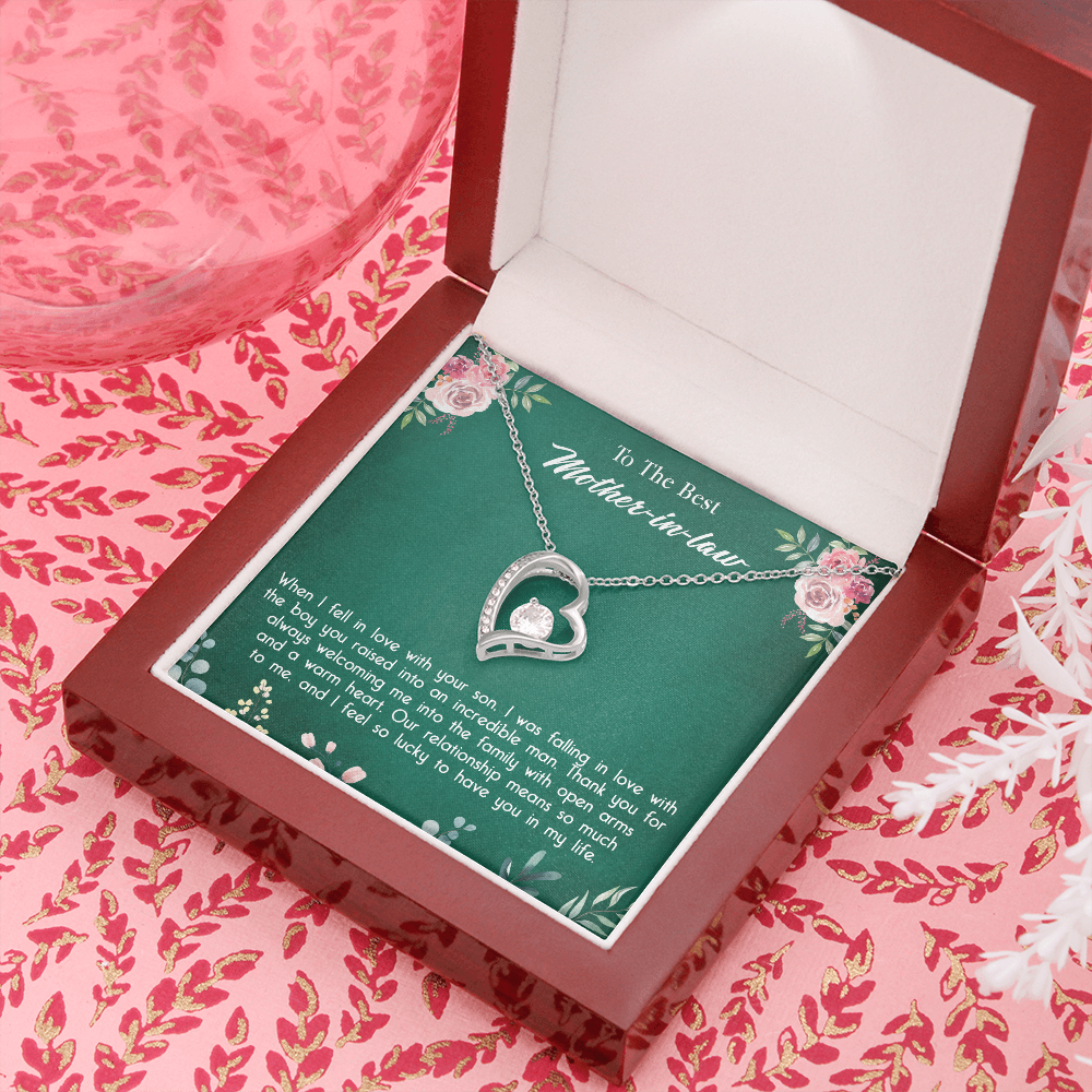 147C Necklace To My Mother in Law, Mom Necklace Birthday Gift from Son/Daughter