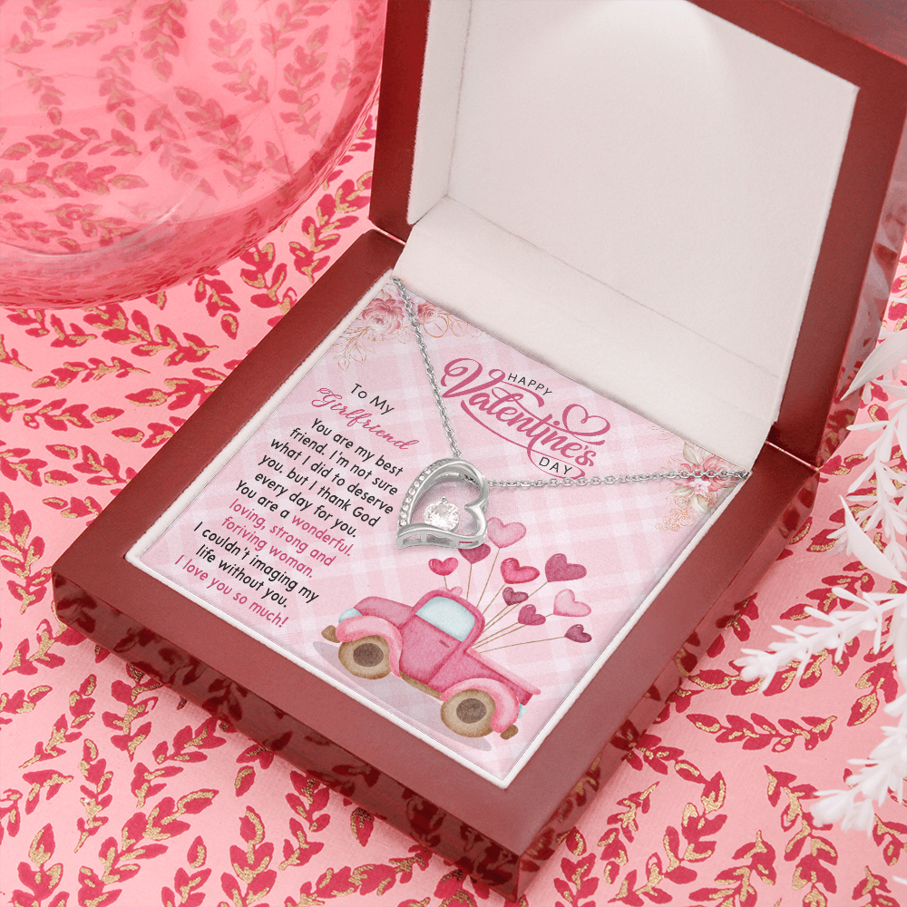 180C Valentine Gift To my Girlfriend, Necklace To my Girlfriend, I LOVE YOU SO MUCH
