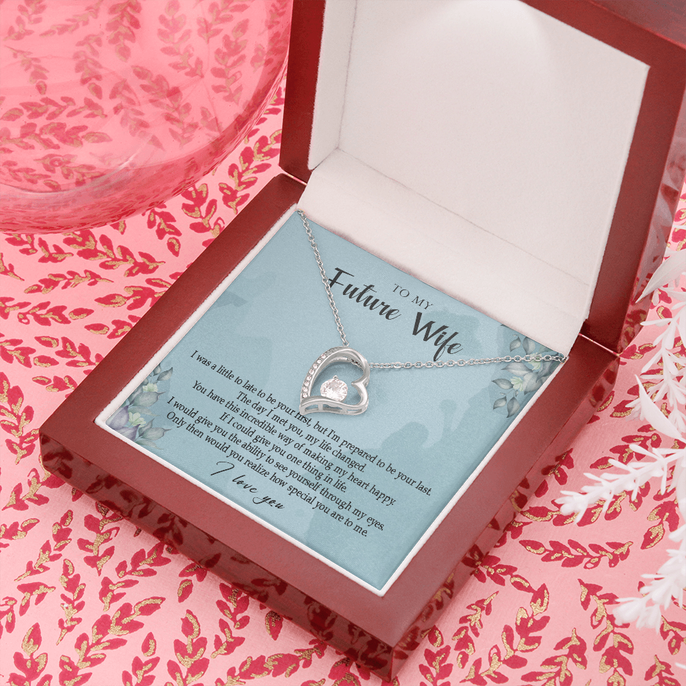 162C Necklace Gift To My Future Wife, Valentine Gift for Her, I Love You Necklace
