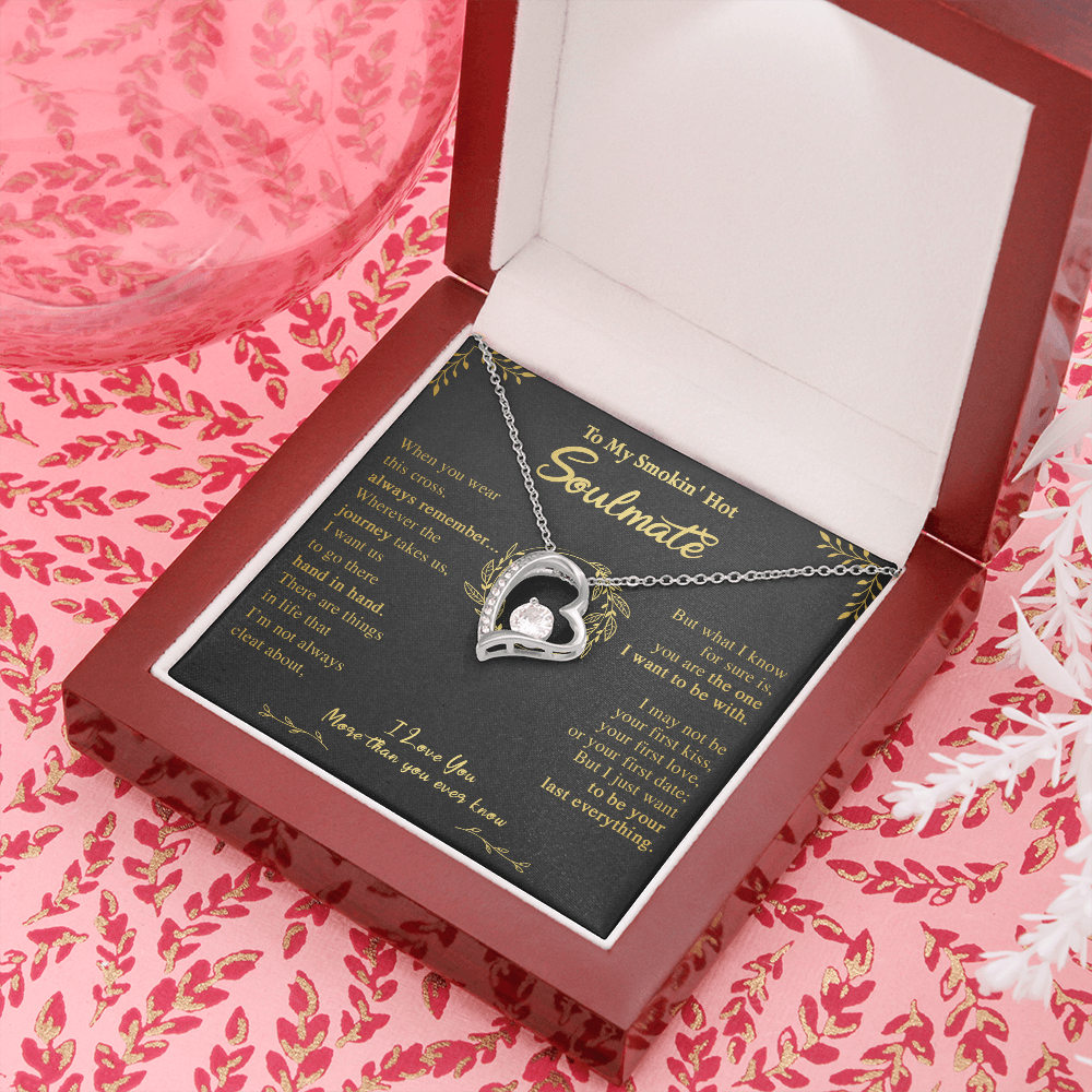 N355C To My Soulmate Necklace Engagement Anniversary Gift for Her Birthday