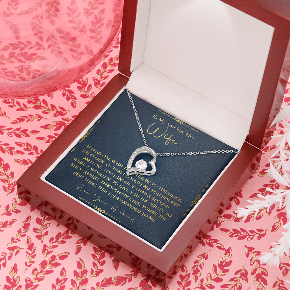 170C Necklace Gift To My Smokin Hot Wife, Gift for Her From Husband, Valentine Gift