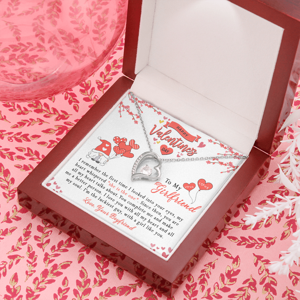 181C Girlfriend Necklace, Valentine Gift for your Girlfriend, Happy Valentine's Day