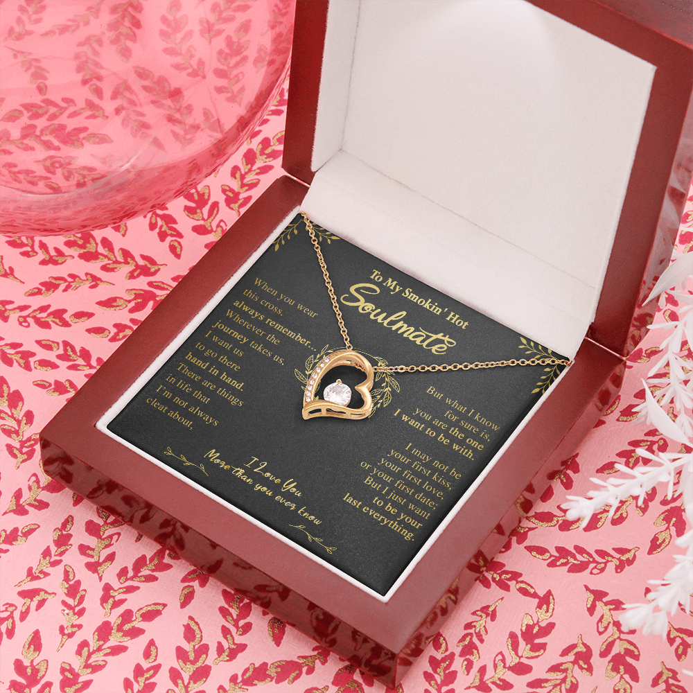 N355C To My Soulmate Necklace Engagement Anniversary Gift for Her Birthday