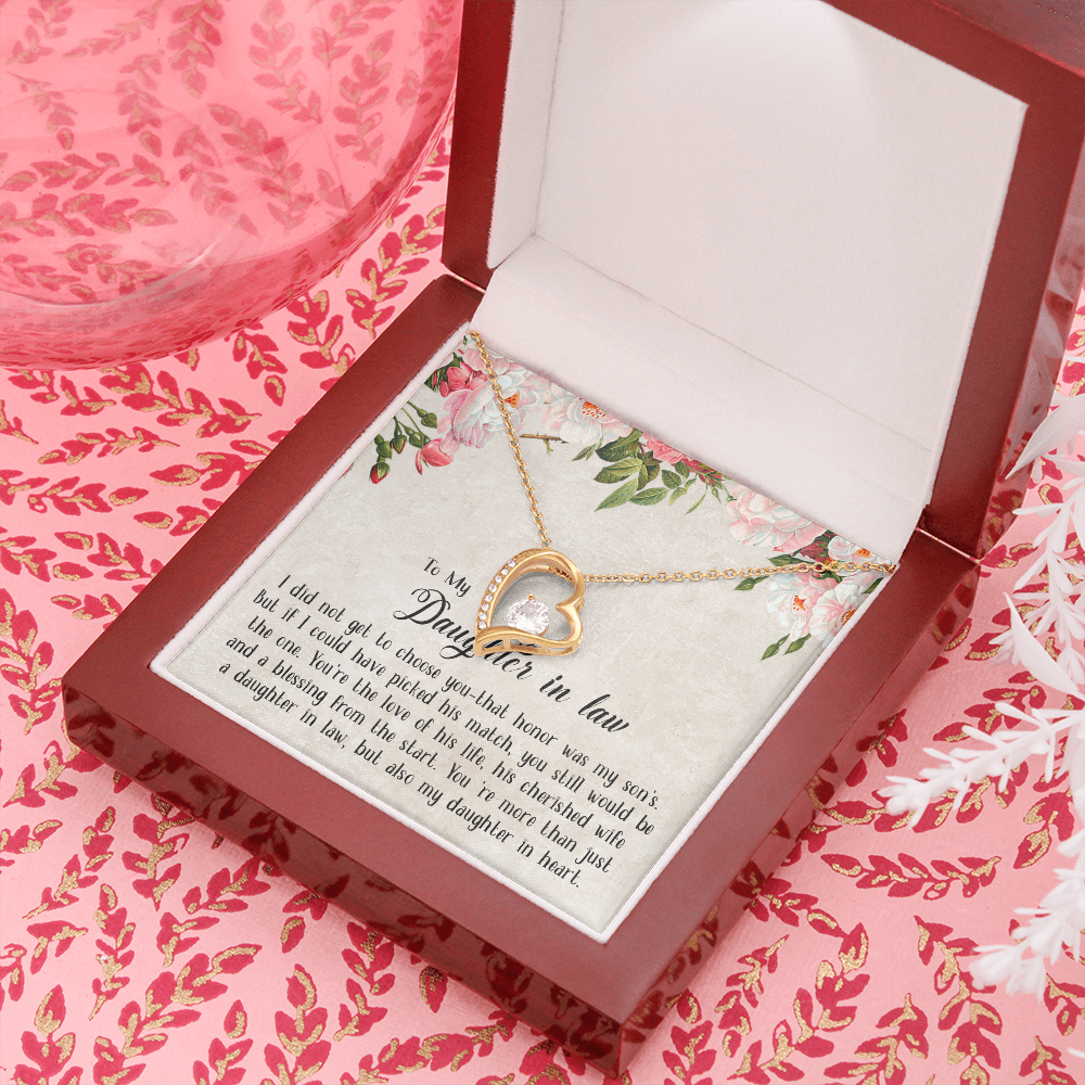 153C Necklace To My Daughter in law, Cute Necklace Gift from Dad Mom, Birthday Gift