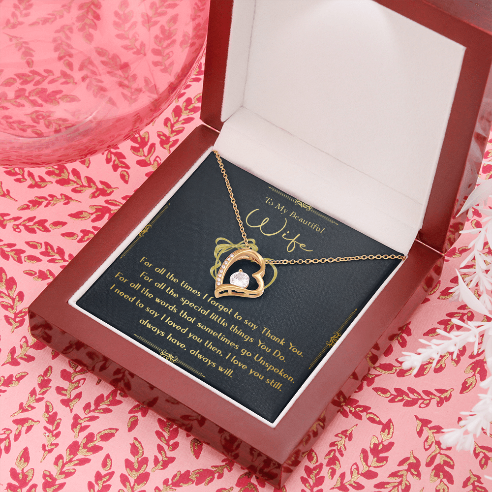 N356C To My Wife Necklace, Gift For Wife, Anniversary Gift For Wife, Necklace For Wife